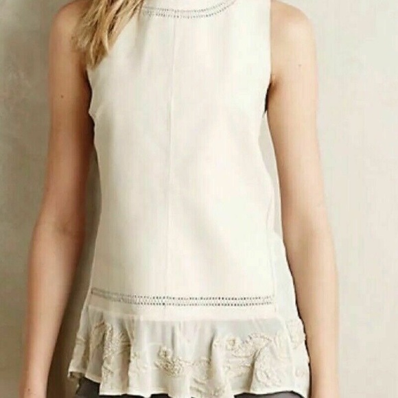 Anthropologie Tops - ANTHROPOLOGIE Leather Top